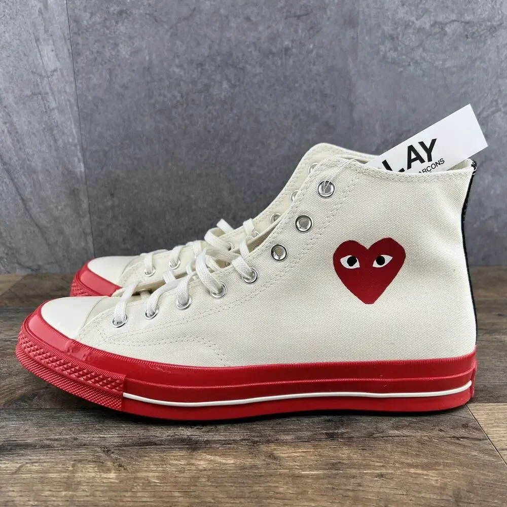 Converse Chuck Taylor All Star 70 High Comme Des Garcons Sz 10 Mens Pristine Red